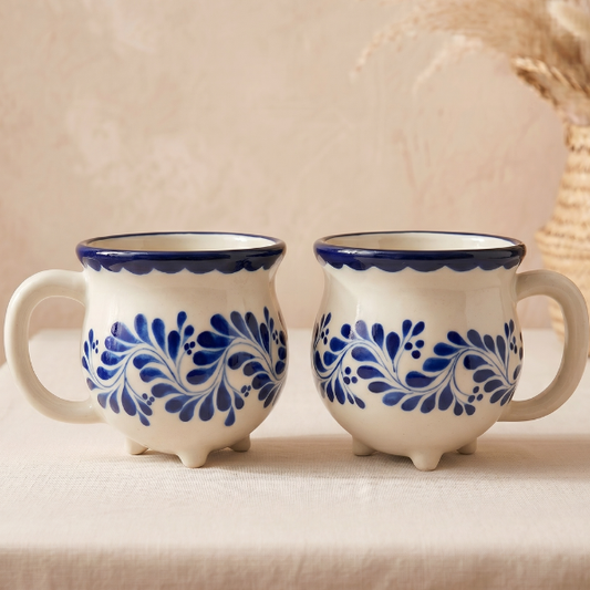 Perol Mug - Garden Blue