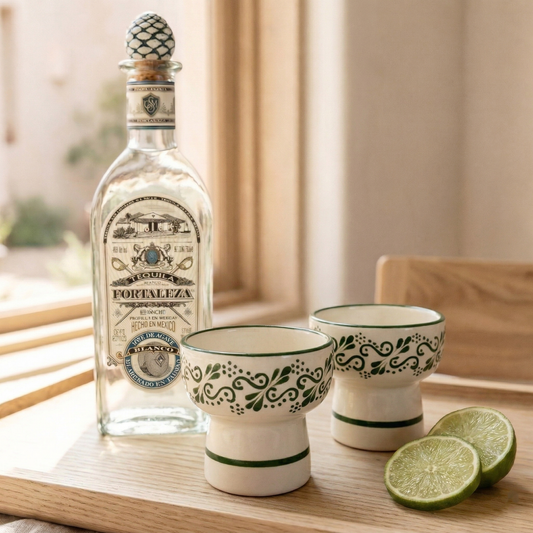 Tequila Copita - White & Green