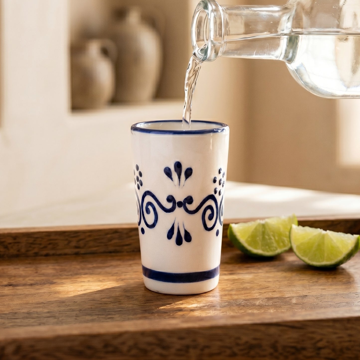 Shot Glass - Fiesta Blue