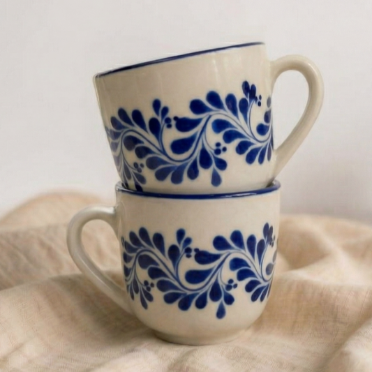 Café Mug - Garden Blue