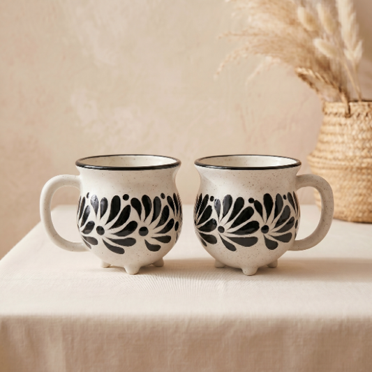 Perol Mug Set of 4 - Fiesta Black