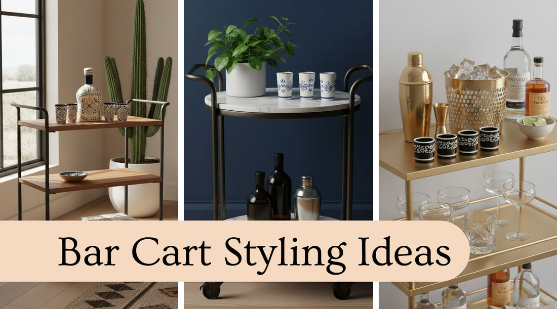 7 Trendy Bar Cart Styling Ideas You Need To Try