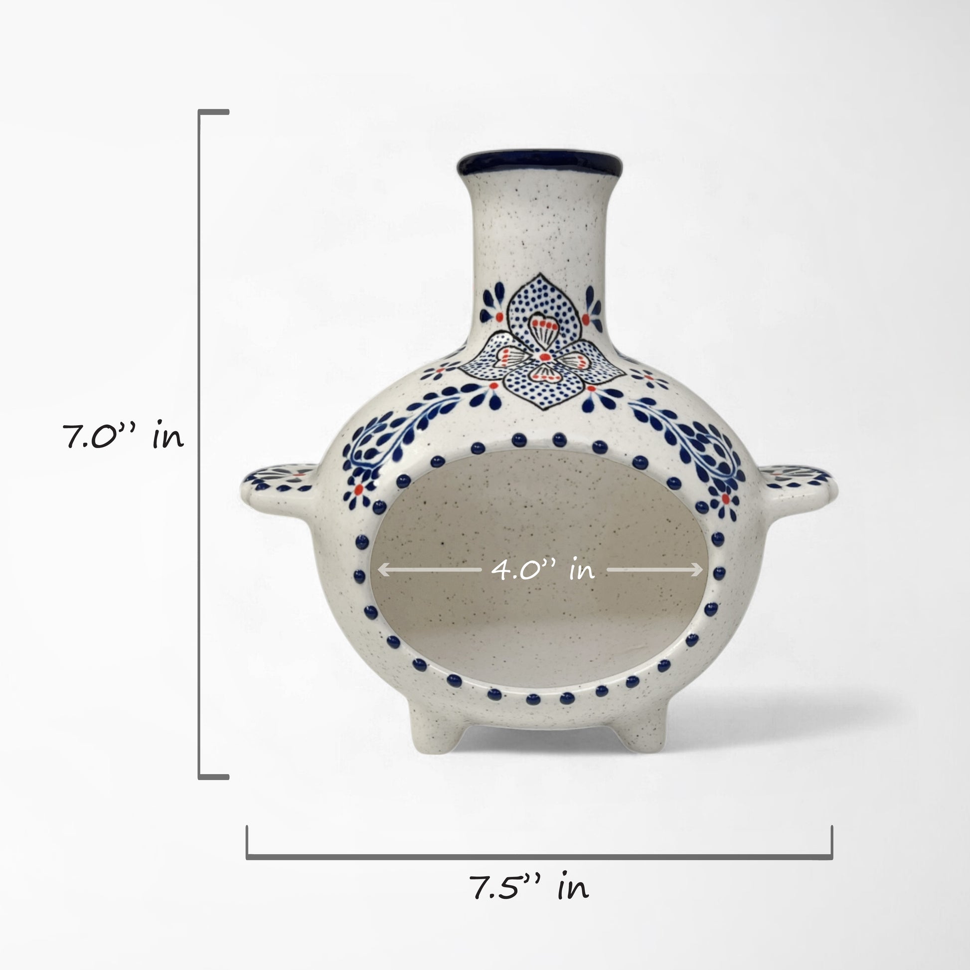 ceramic chiminea for meditation and energy clearing. 