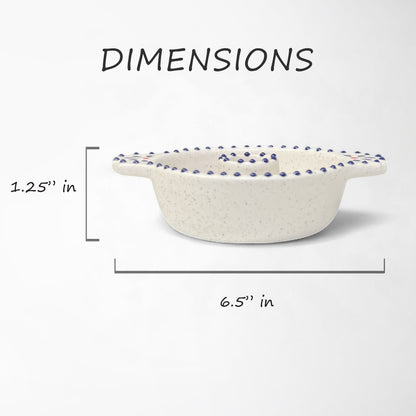 Colorful artisan incense dish, perfect as a Palo Santo burning bowl and ash catcher.