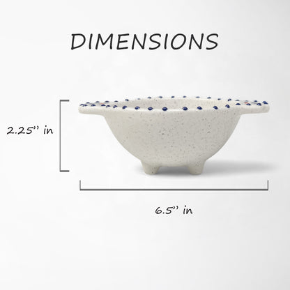 Decorative  ceramic smudge bowl for sage, artisan gift for meditation and energy cleansing.