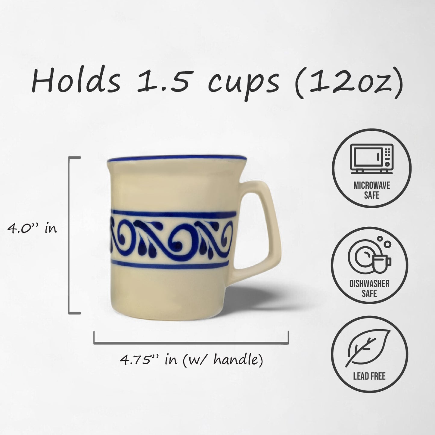 Tarro Mug - Tribal Blue