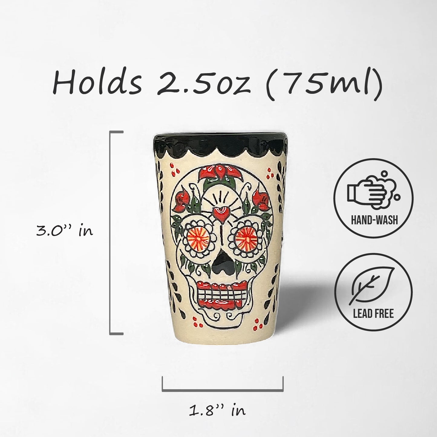 Shot Glass 4 Pack - Catrina