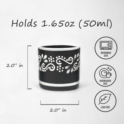 Mezcal Cup 4 Pack - Ritual Black