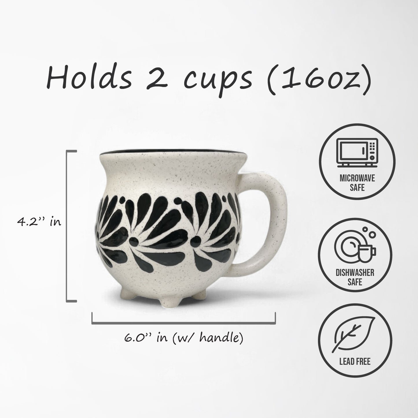 Perol Mug - Fiesta Black