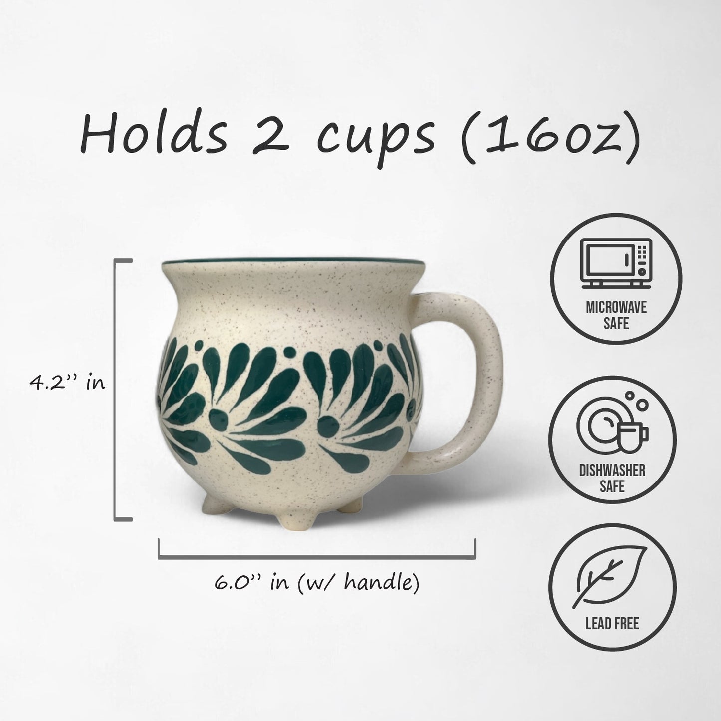 Perol Mug - Fiesta Green
