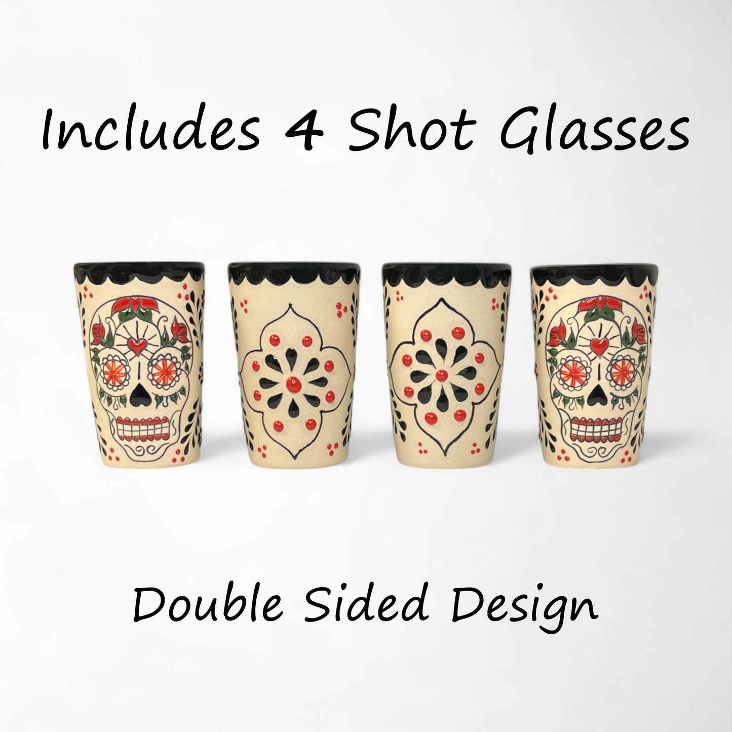 Tequila Decanter Set - Catrina