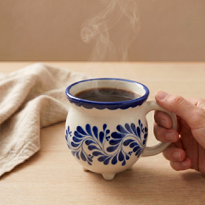Perol Mug Set of 4 - Garden Blue