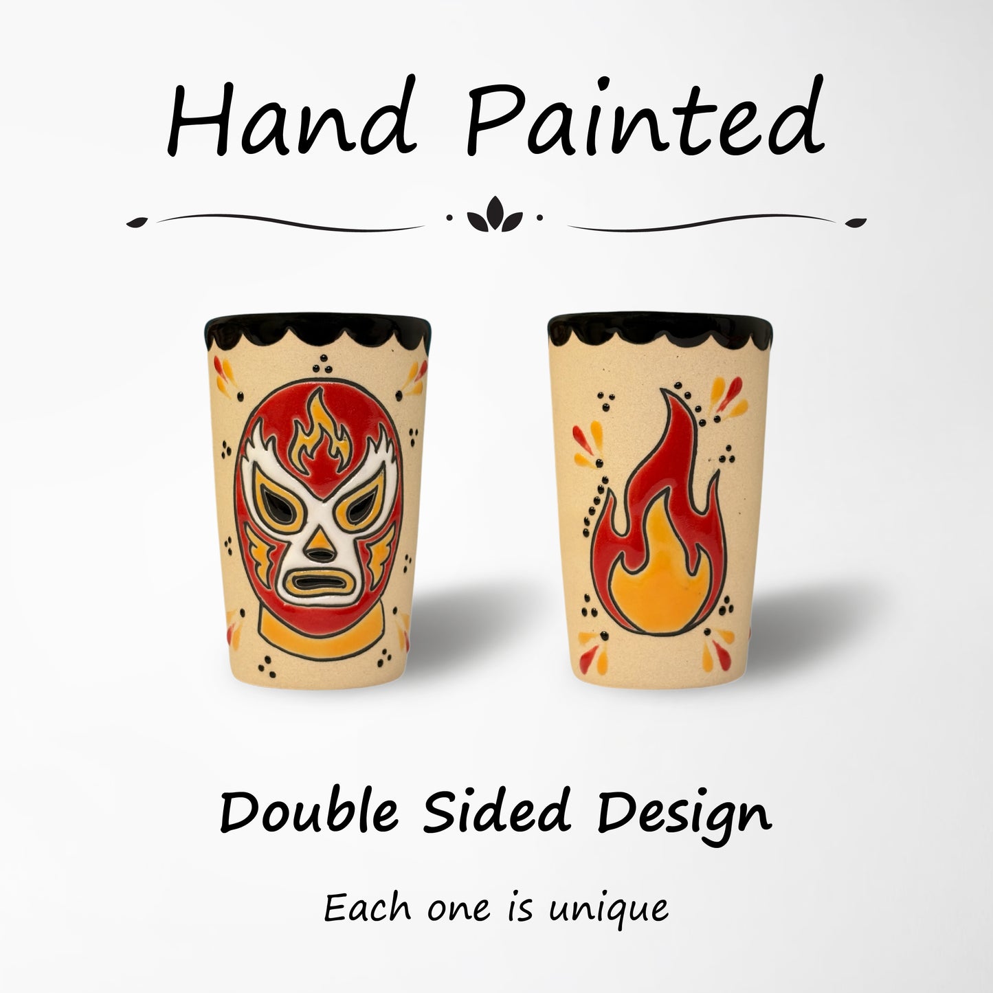 Shot Glass - Luchador Red