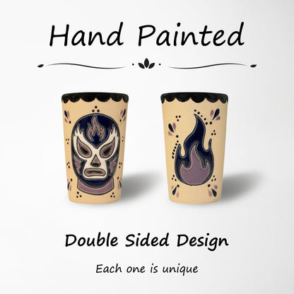 Shot Glass - Luchador Purple