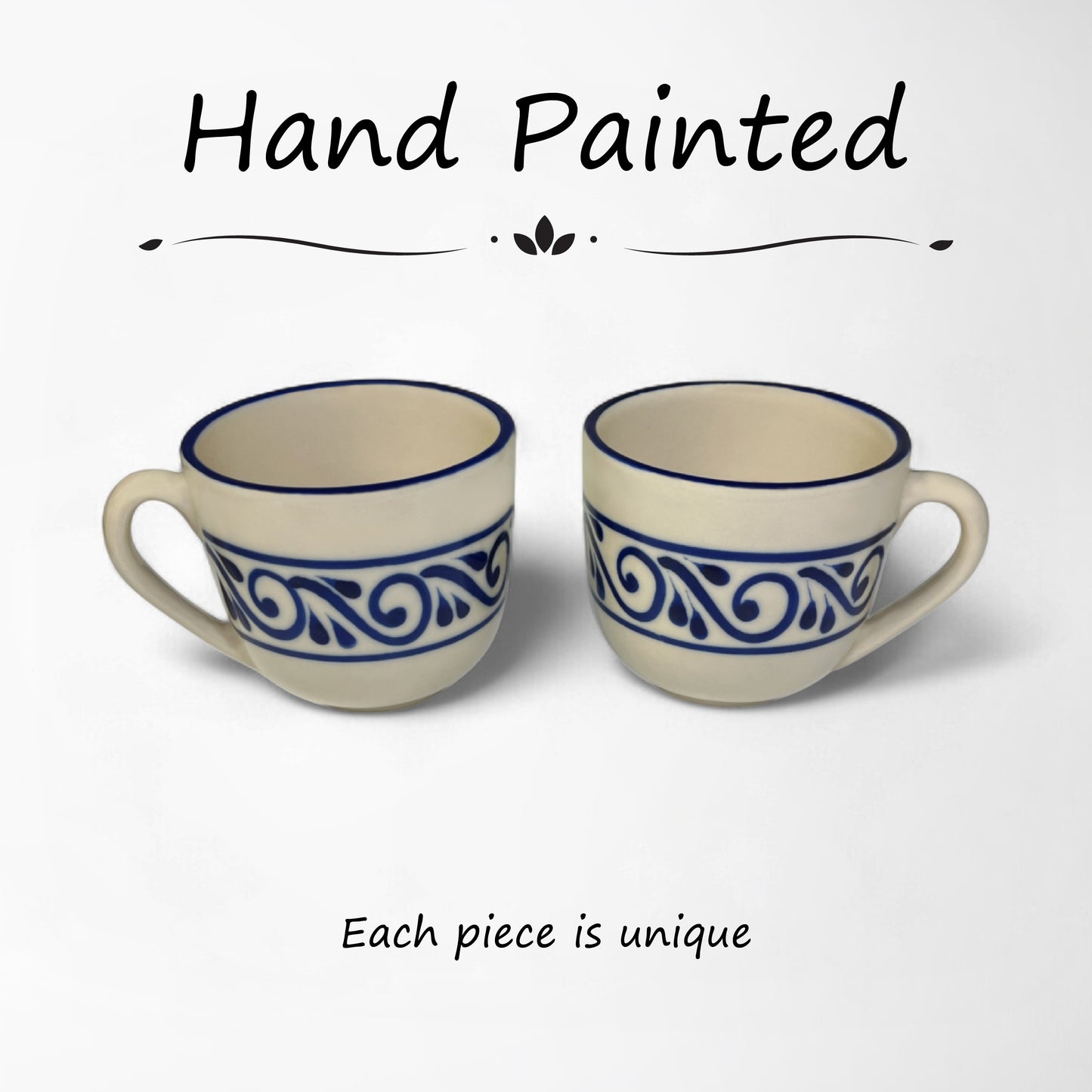 Café Mug - Tribal Blue