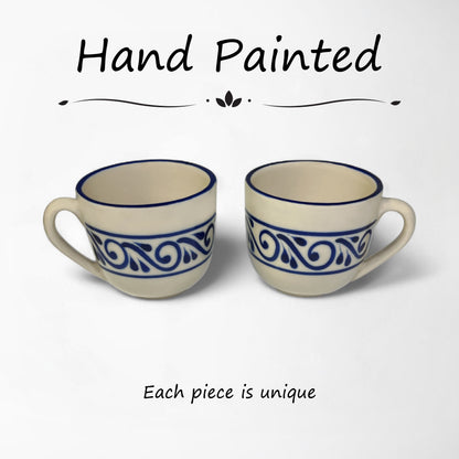 Café Mug - Tribal Blue