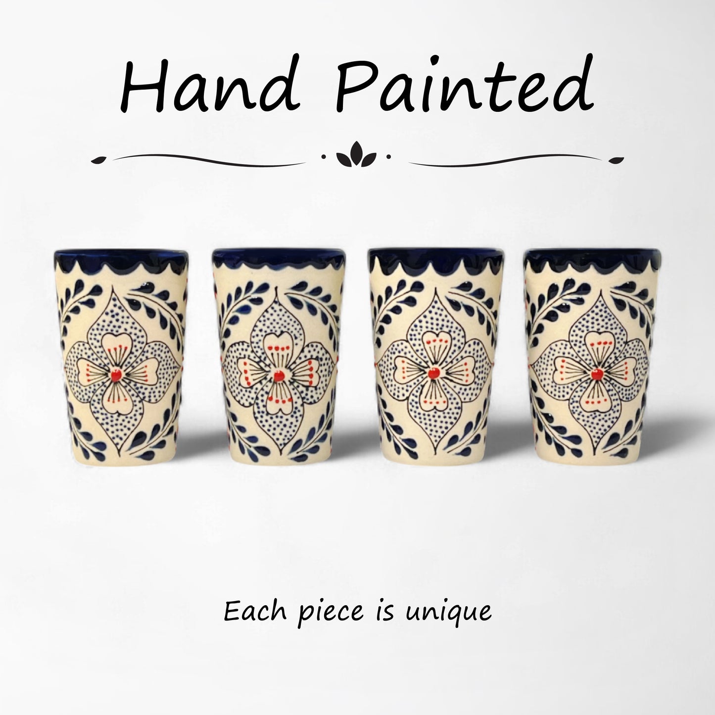 Shot Glass 4 Pack - Talavera