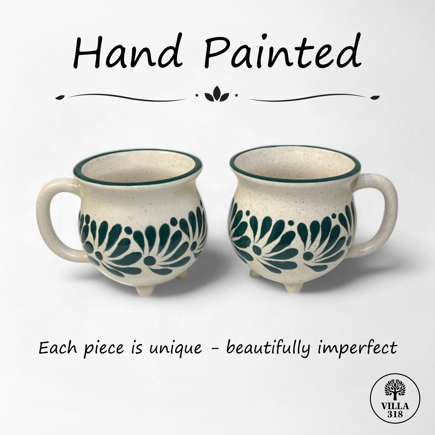 Perol Mug Set of 4 - Fiesta Green