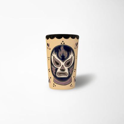 Shot Glass - Luchador Purple