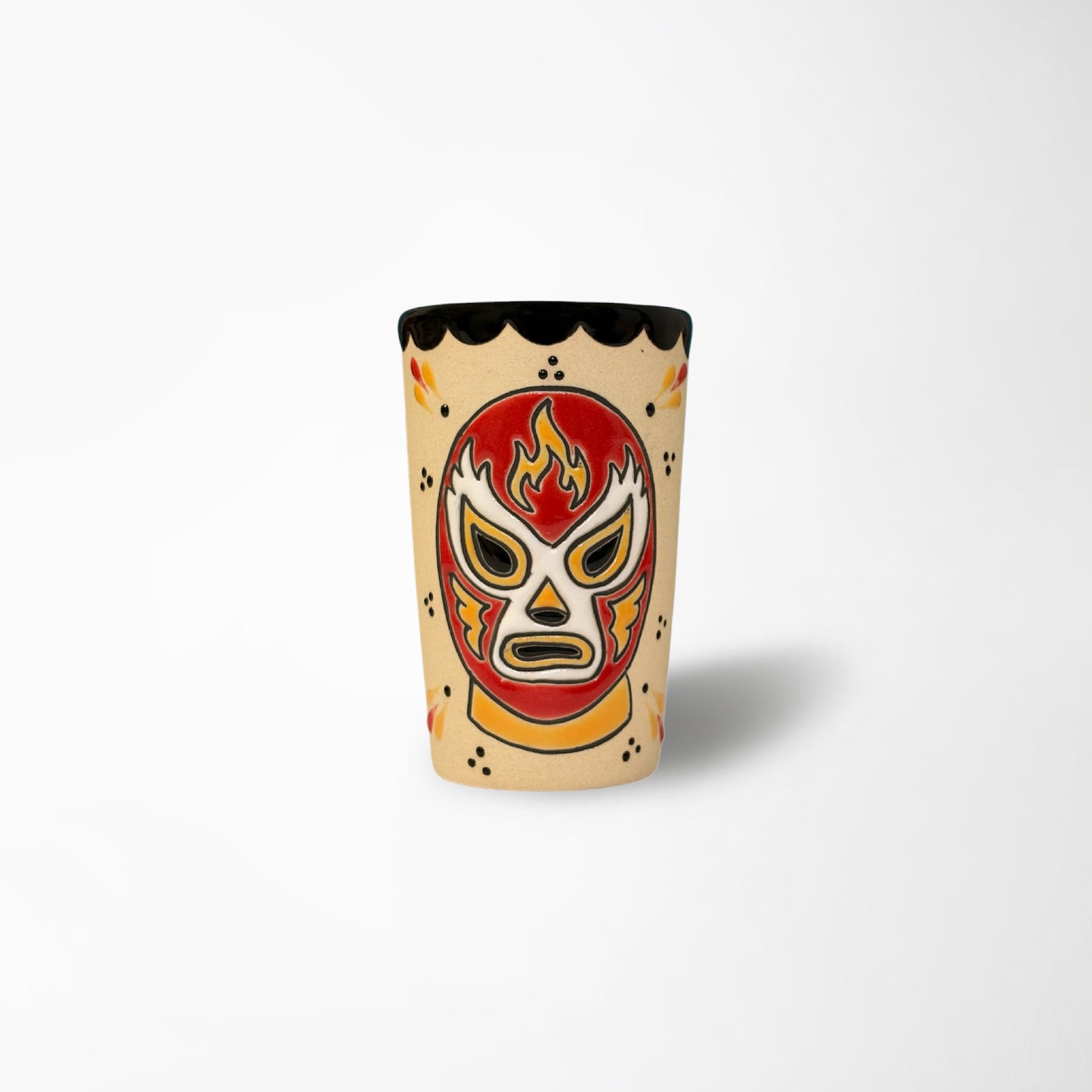 Shot Glass - Luchador Red