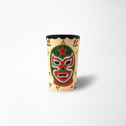 Shot Glass - Luchador Green