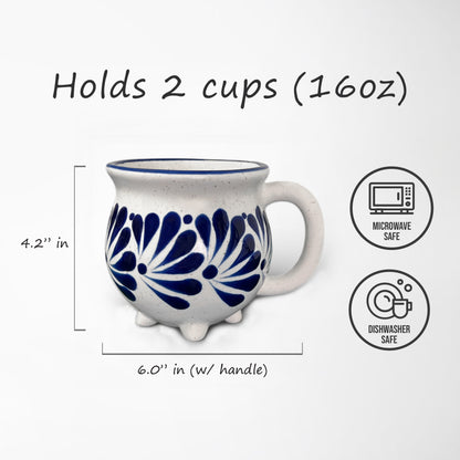 Perol Mug Set of 2 - Fiesta Blue