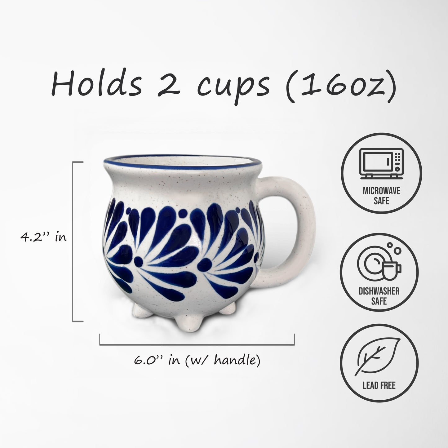 Perol Mug - Fiesta Blue