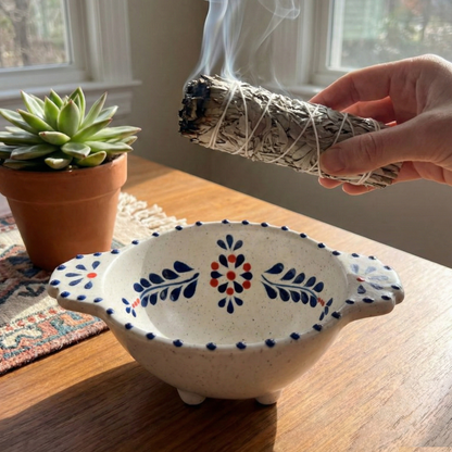 Smudge Bowl - Garden Blue