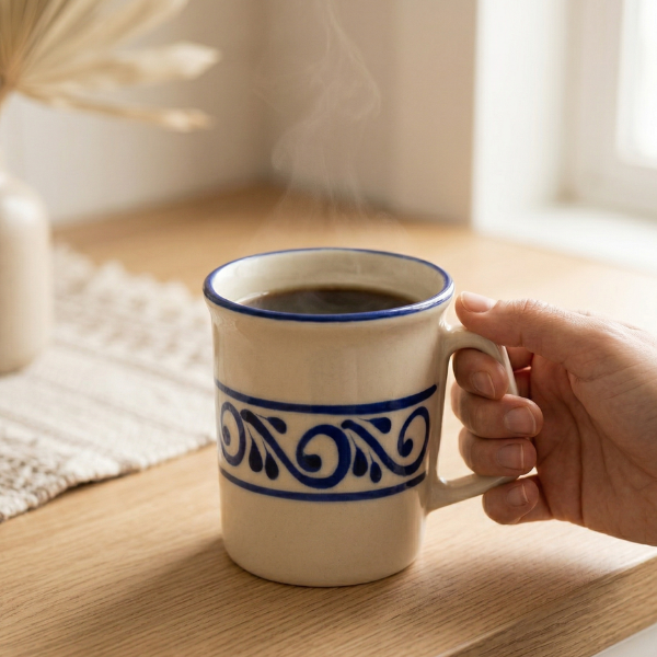 Tarro Mug Set of 2 - Tribal Blue