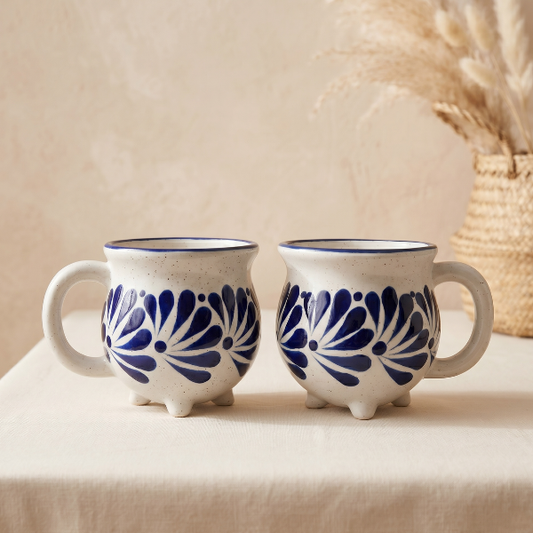Perol Mug Set of 4 - Fiesta Blue
