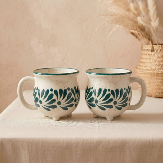Perol Mug Set of 4 - Fiesta Green