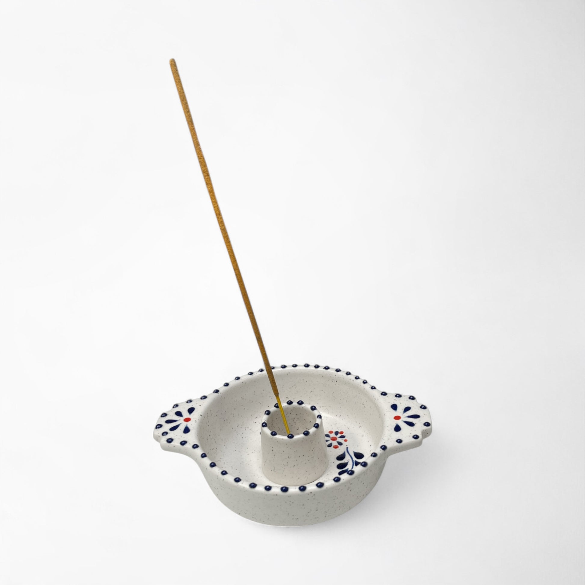 Handcrafted incense tray, unique gift idea for meditation lovers and spiritual practices.