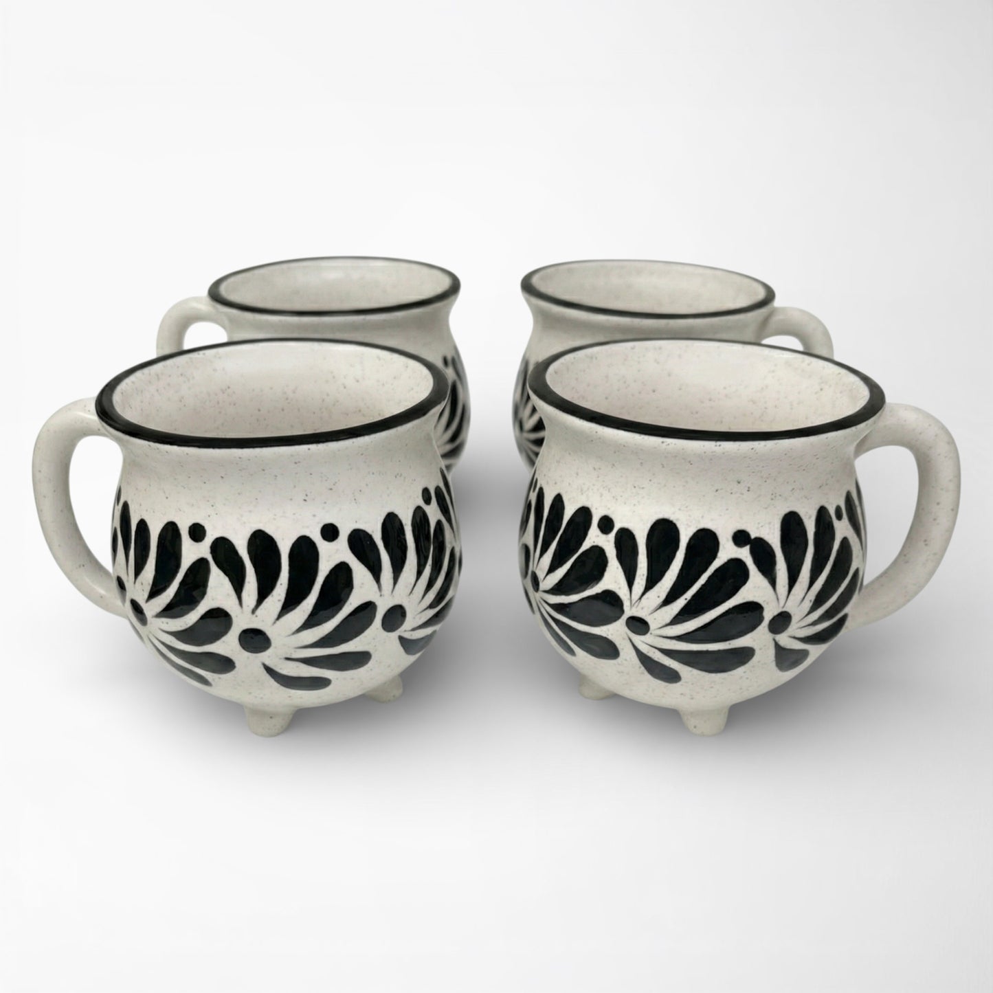 Perol Mug Set of 4 - Fiesta Black