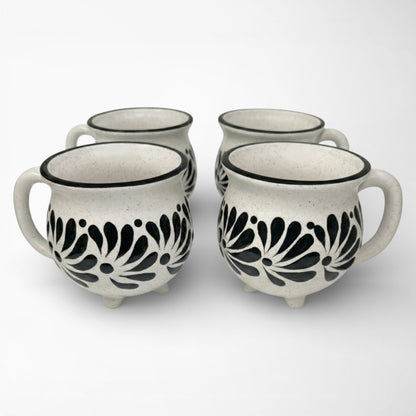 Perol Mug Set of 4 - Fiesta Black