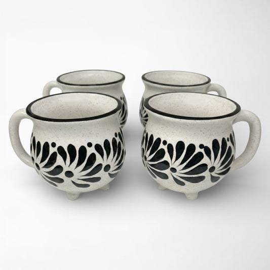 Perol Mug Set of 4 - Fiesta Black