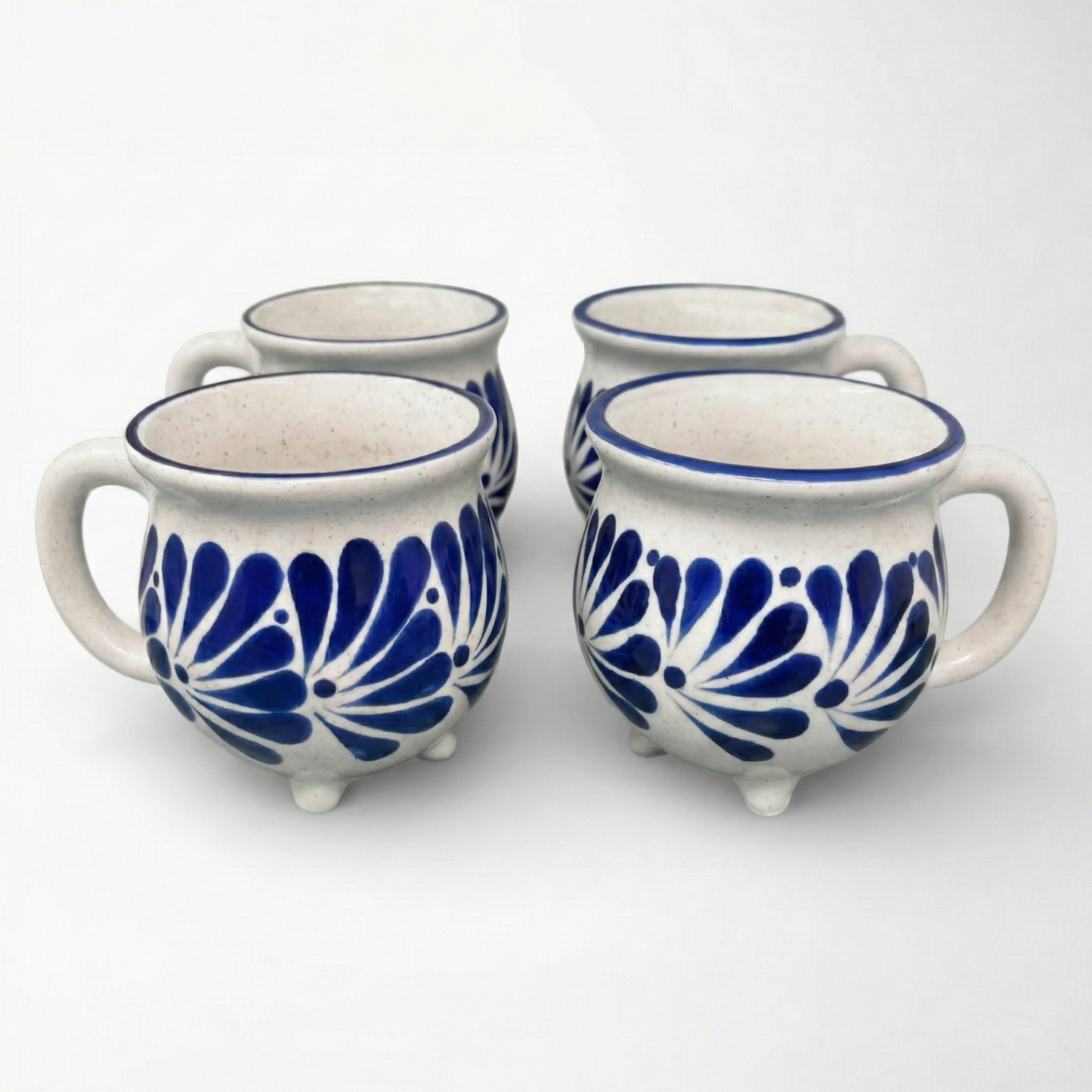 Perol Mug Set of 4 - Fiesta Blue