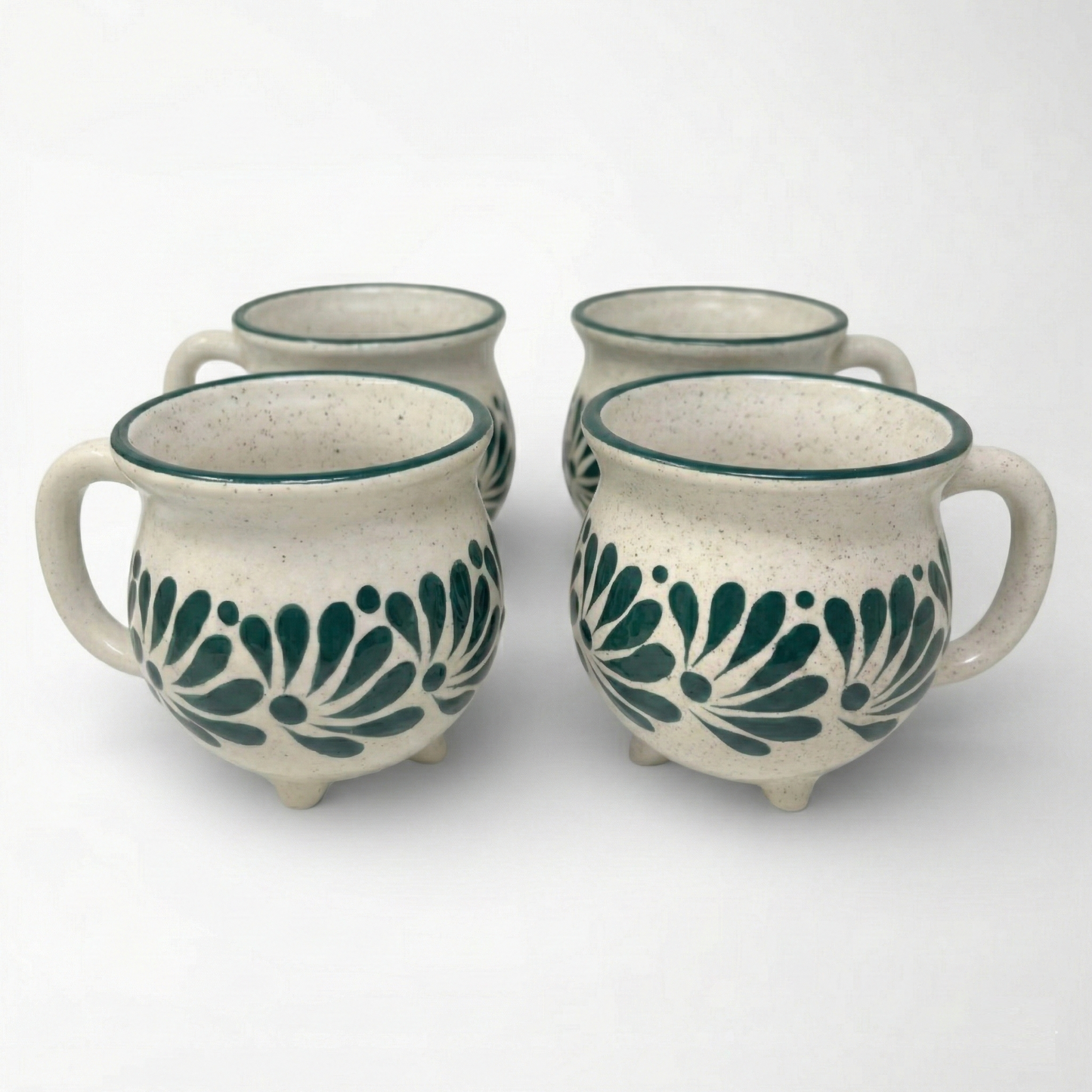 Perol Mug Set of 4 - Fiesta Green