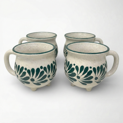 Perol Mug Set of 4 - Fiesta Green