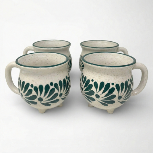 Perol Mug Set of 4 - Fiesta Green