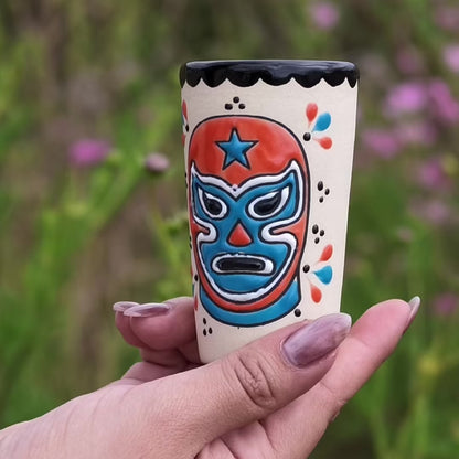 Luchador Naranja Large Sipper