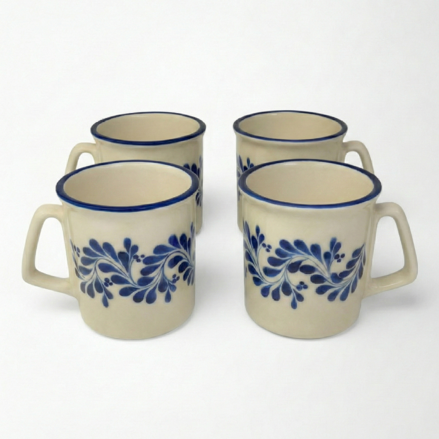 Tarro Mug Set of 4 - Garden Blue